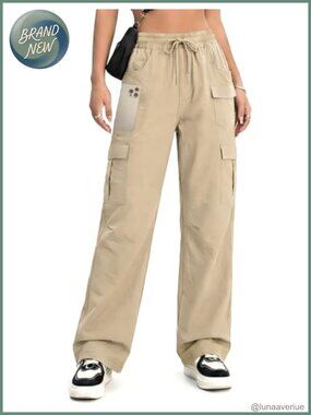 Women's Quick Dry Cargo Hiking Pants 8 Pockets Lightweight Travel